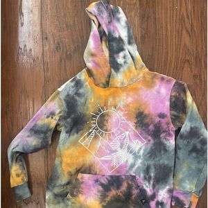 Good condition used hooded sweatshirt.